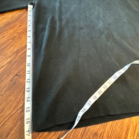 Ralph Lauren Polo Jeans Mens XL Black Ribbed Cotton Crewneck Sweater Flag Logo - Picture 6 of 8